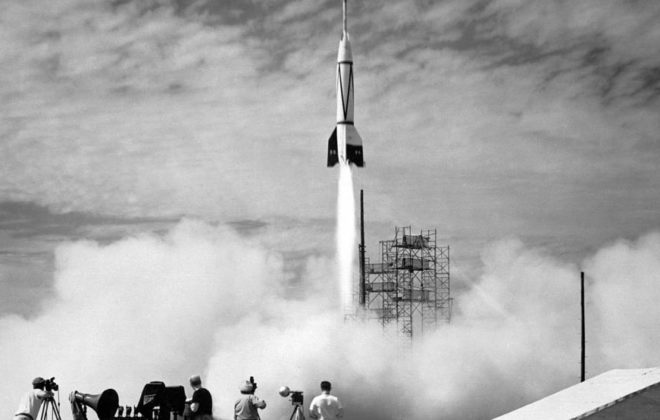 First Space Rocket Launch