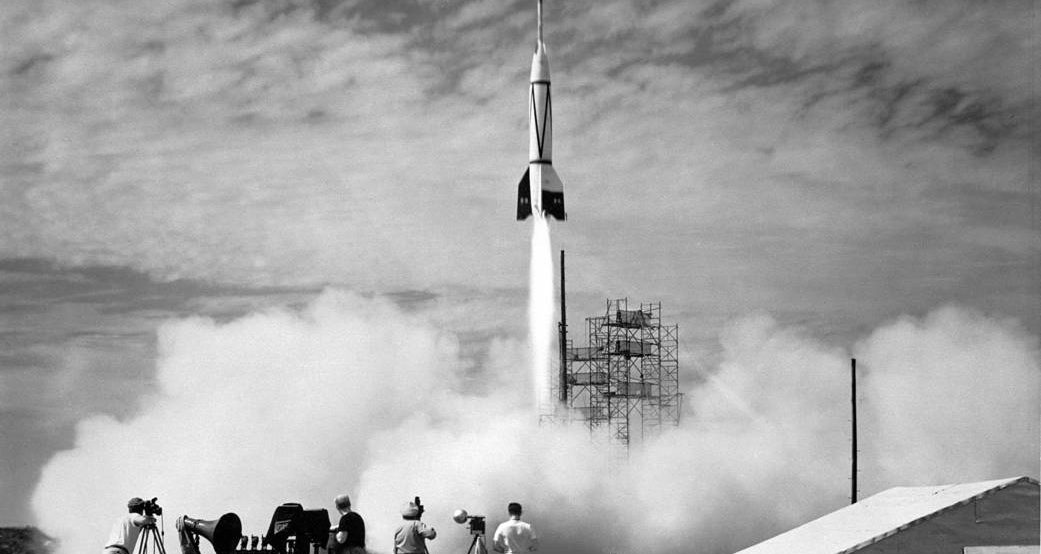 First Space Rocket Launch